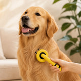 Dog Hair Remover Brush for Long Hair Grooming and Bathing