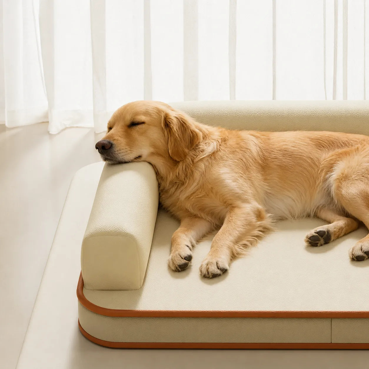 Large Dog Bed with Soft Cushion for Dogs and Cats