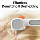 2-in-1 Cat Comb for Dematting and Deshedding Loose Fur