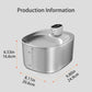 4L Wireless Stainless Steel Pet Water Fountain with Sensor