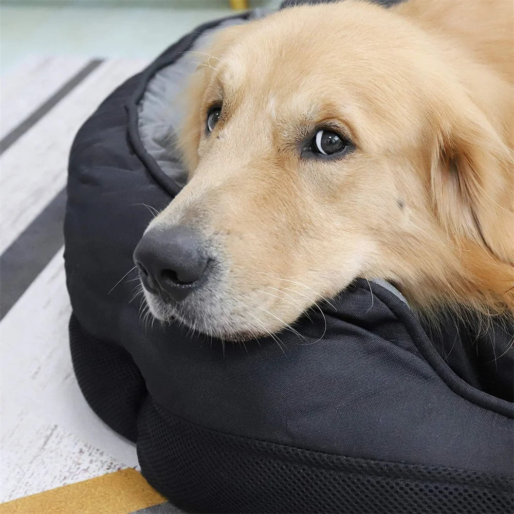 XXL XL L Orthopedic Sofa Dog Bed Waterproof Pet Mat Kennel Washable Pet Puppy Basket Cushion Removable Fr Small Medium Large Dog