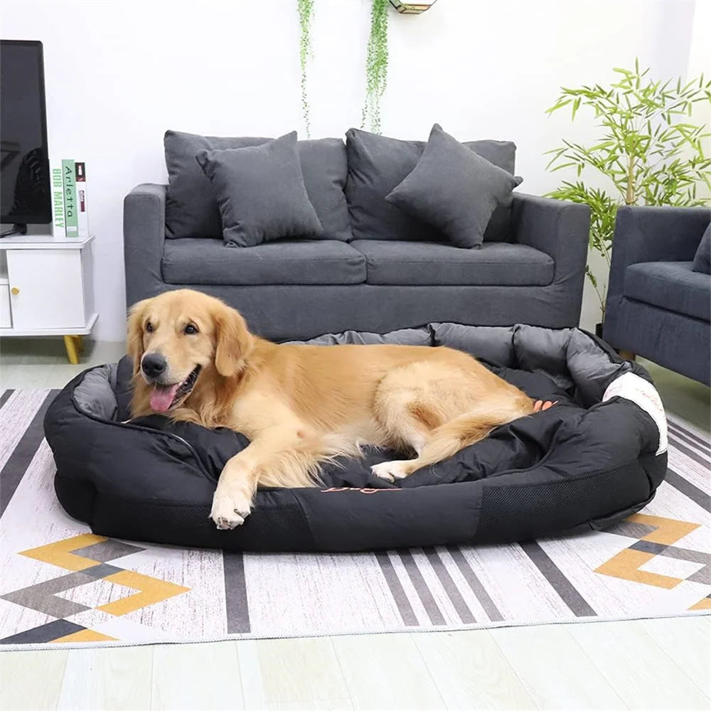 XXL XL L Orthopedic Sofa Dog Bed Waterproof Pet Mat Kennel Washable Pet Puppy Basket Cushion Removable Fr Small Medium Large Dog
