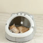 1pc Cute Soft Cat Bed House Comfortable Breathable Cat Sleeping Basket Suitable For Small/Medium/Large Cats Year-Round Use
