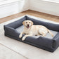 Extra Large Orthopedic Dog Bed Soft Calming Pet Sofa Couch Enhanced Bolster Deep Snuggle Bed