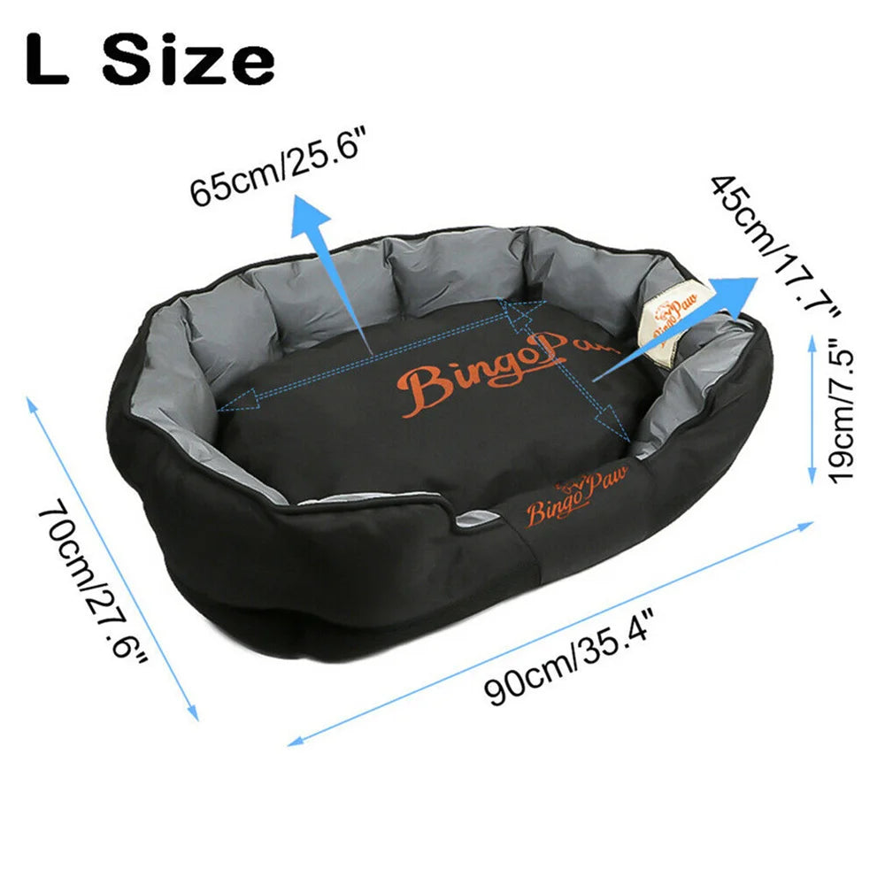 XXL XL L Orthopedic Sofa Dog Bed Waterproof Pet Mat Kennel Washable Pet Puppy Basket Cushion Removable Fr Small Medium Large Dog
