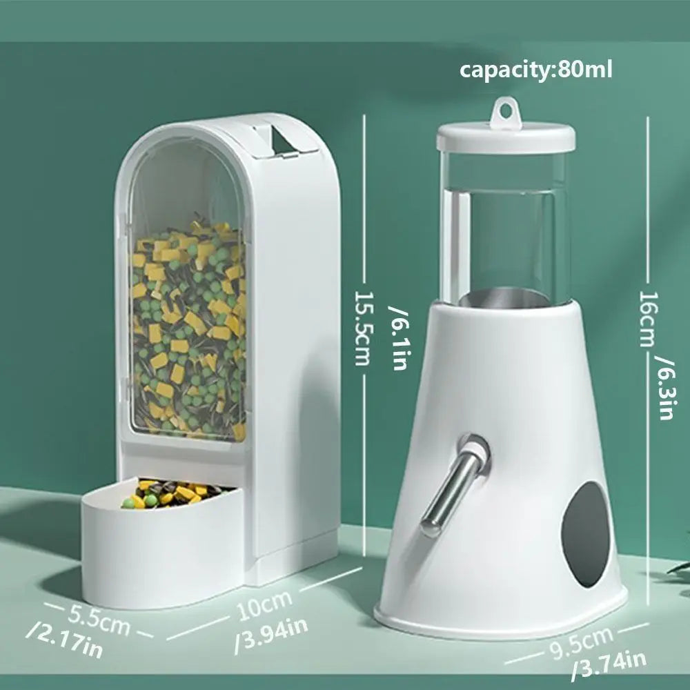 Leakproof Hamster Water Dispenser with Large Capacity Bottle