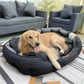 XXL XL L Orthopedic Sofa Dog Bed Waterproof Pet Mat Kennel Washable Pet Puppy Basket Cushion Removable Fr Small Medium Large Dog