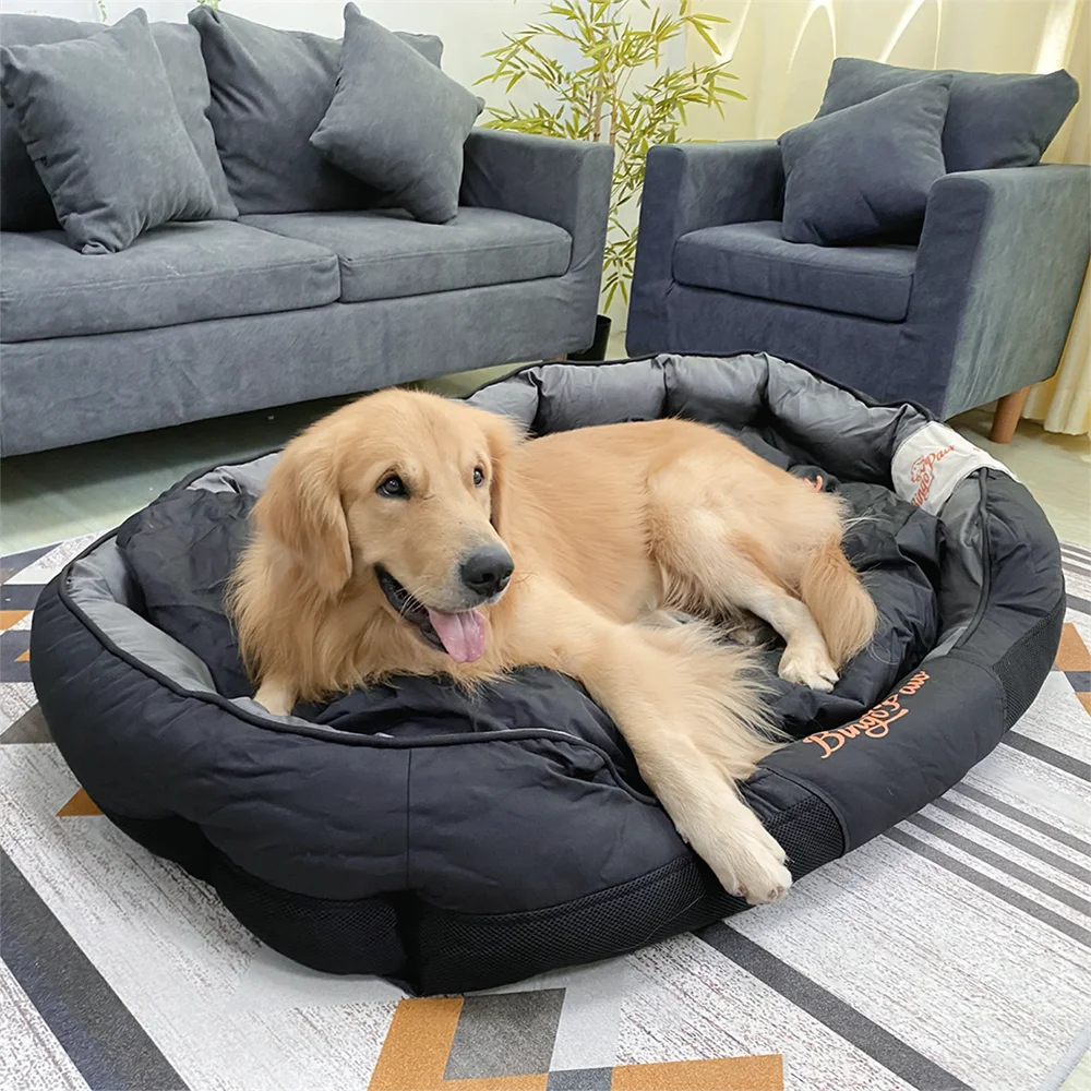 XXL XL L Orthopedic Sofa Dog Bed Waterproof Pet Mat Kennel Washable Pet Puppy Basket Cushion Removable Fr Small Medium Large Dog