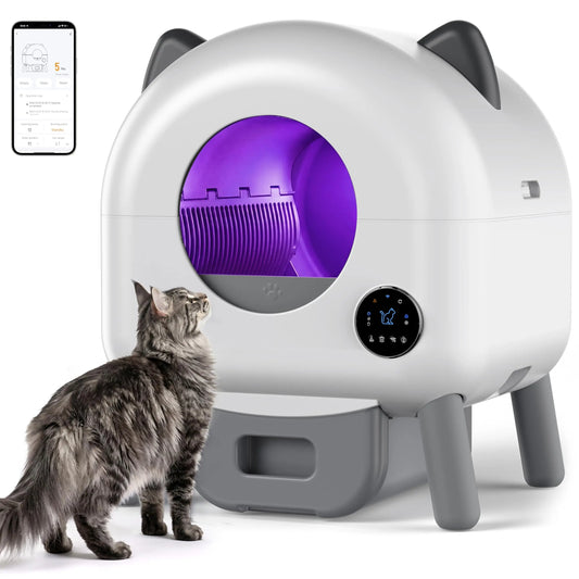 Self-Cleaning Litter Box — App-Controlled, 72L Capacity