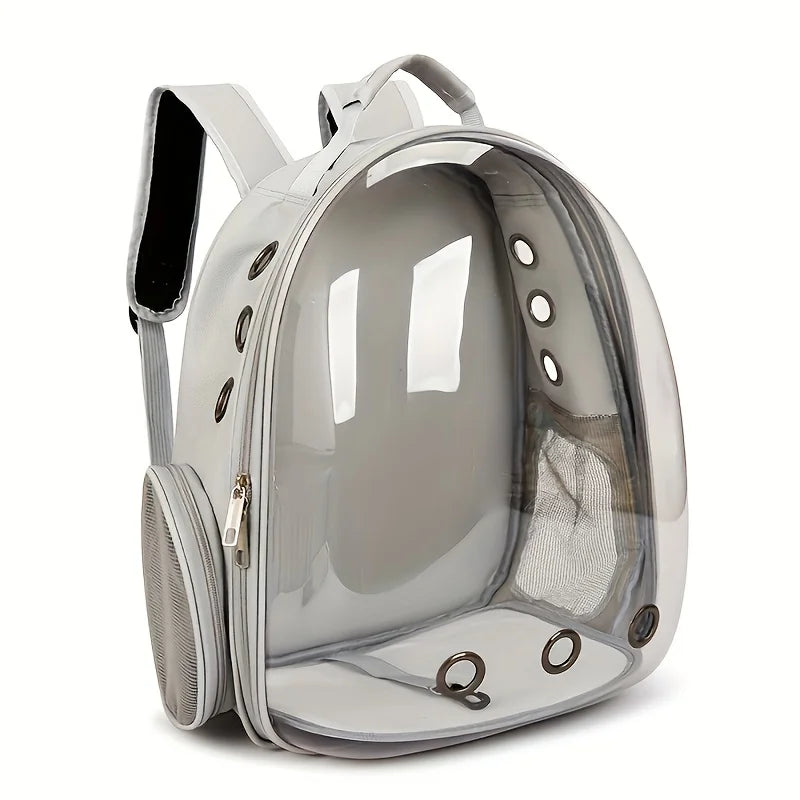 Portable Double-Shoulder Space Capsule Backpack for Cats and Pets