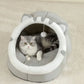 1pc Cute Soft Cat Bed House Comfortable Breathable Cat Sleeping Basket Suitable For Small/Medium/Large Cats Year-Round Use