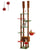 Adjustable Floor-to-Ceiling Cat Tree with Hammock and Condo