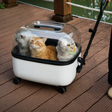 Panoramic Pet Carrier with 360-Degree Visibility for Travel