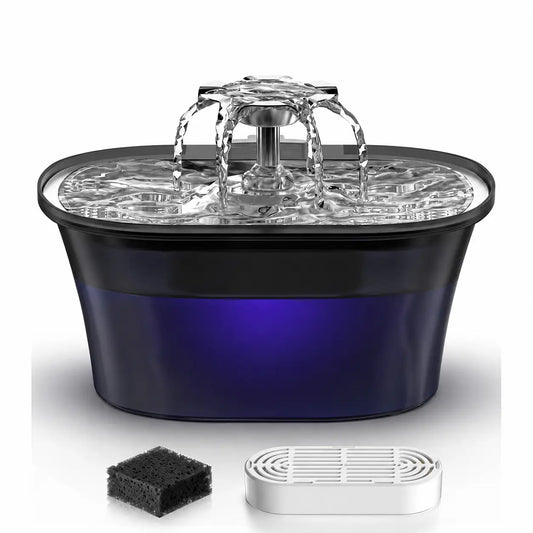 2.5L USB Automatic Pet Water Fountain for Cats and Dogs