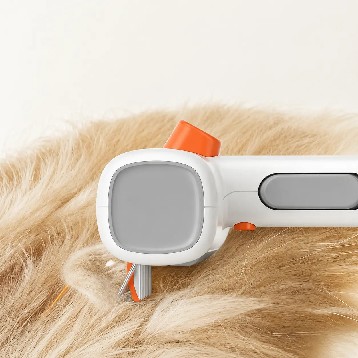 2-in-1 Cat Comb for Dematting and Deshedding Loose Fur