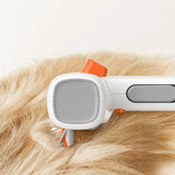 2-in-1 Cat Comb for Dematting and Deshedding Loose Fur