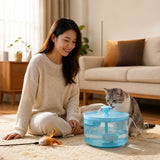 1800mL USB Pet Water Fountain with Automatic Filter System